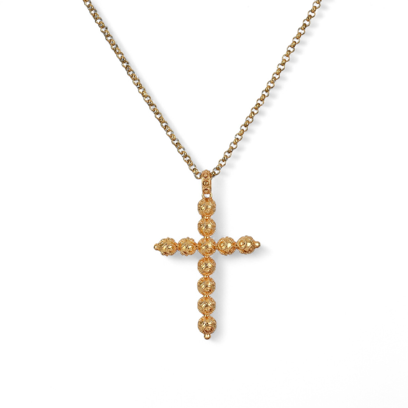 Collier semi précieuse bolas de viana croiser GB