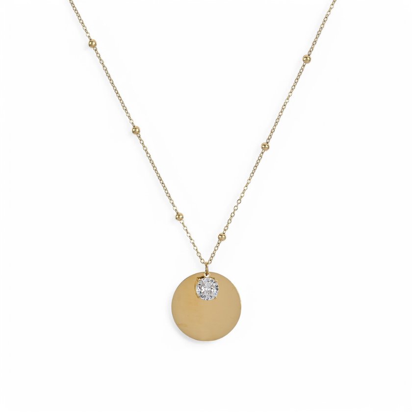 Delicate necklace for engravings