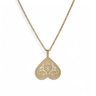 Glamour necklace with inverted heart