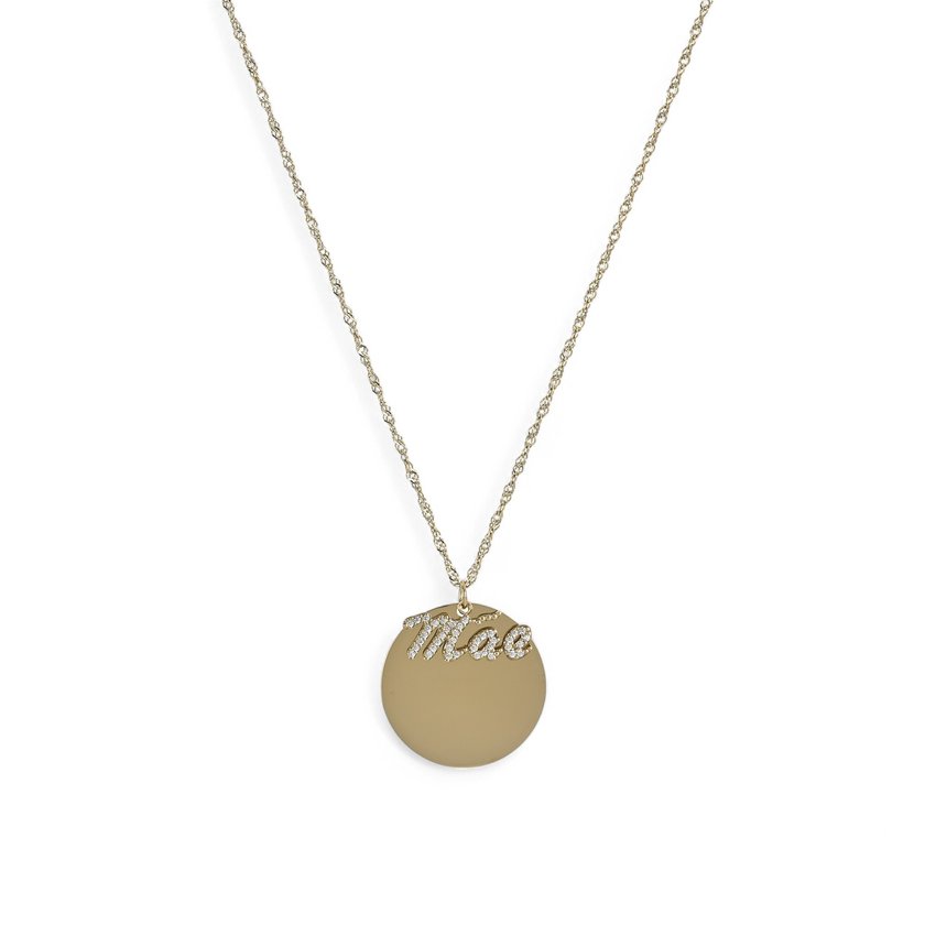 Colar Delicate Mãe para gravação
