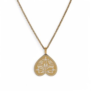 Glamour necklace with inverted heart