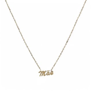 Colar Delicate com palavra Mãe