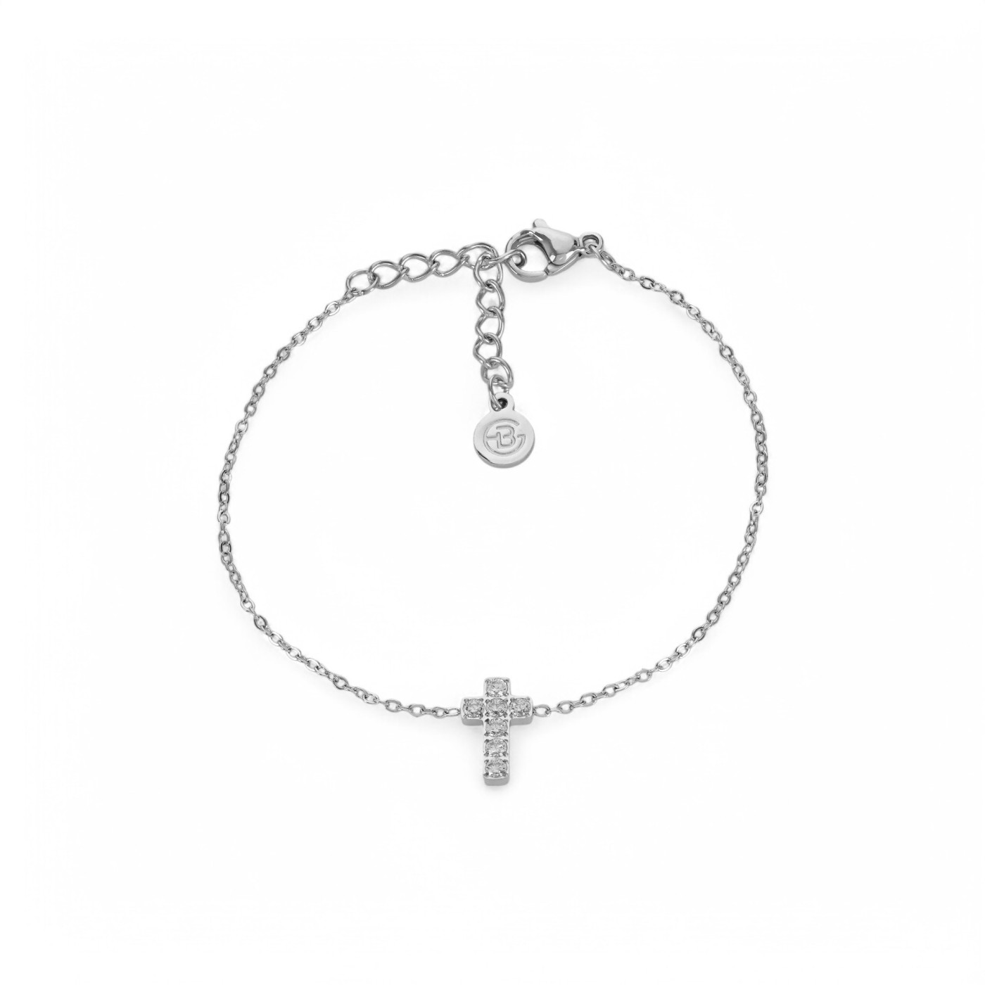 Bracelet Delicate croix et zirconias