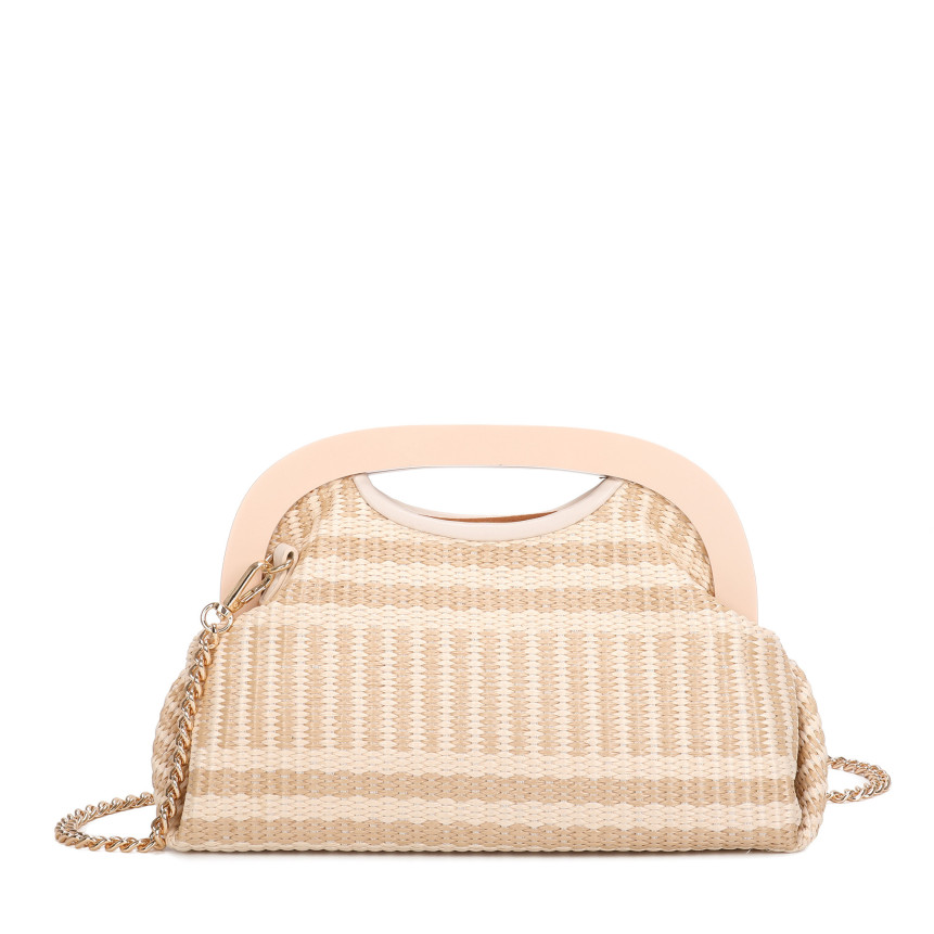 Raffia crossbody bag