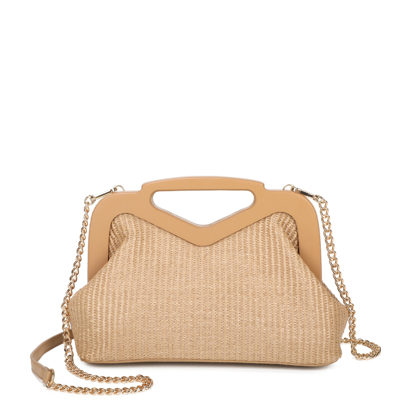 Borsa a mano in rafia