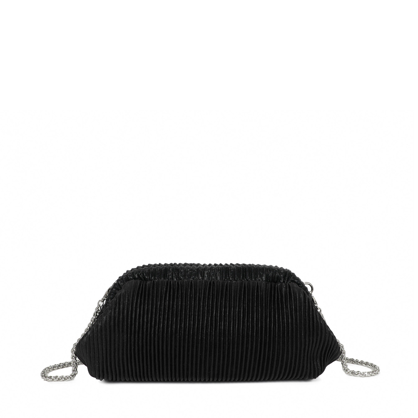 Sac à main avec tissu brillant