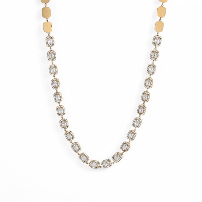 Collar Prestige con rectángulos