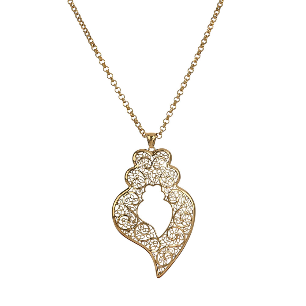 Collana tradizionale coração de viana GB