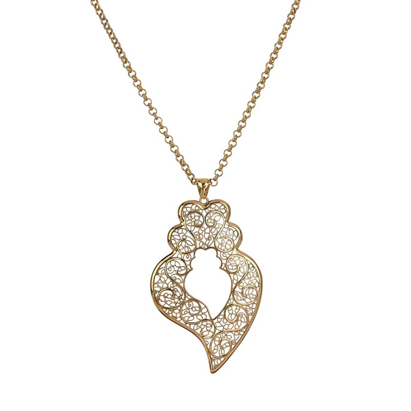 Collier traditionnel coração de viana GB