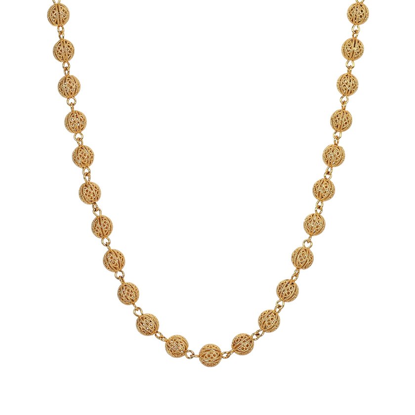 Collier semi précieuse avec des sphères de viana 8mm GB