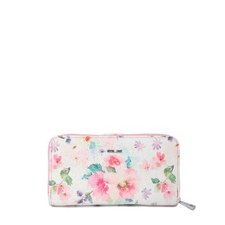Carteira de senhora com flores