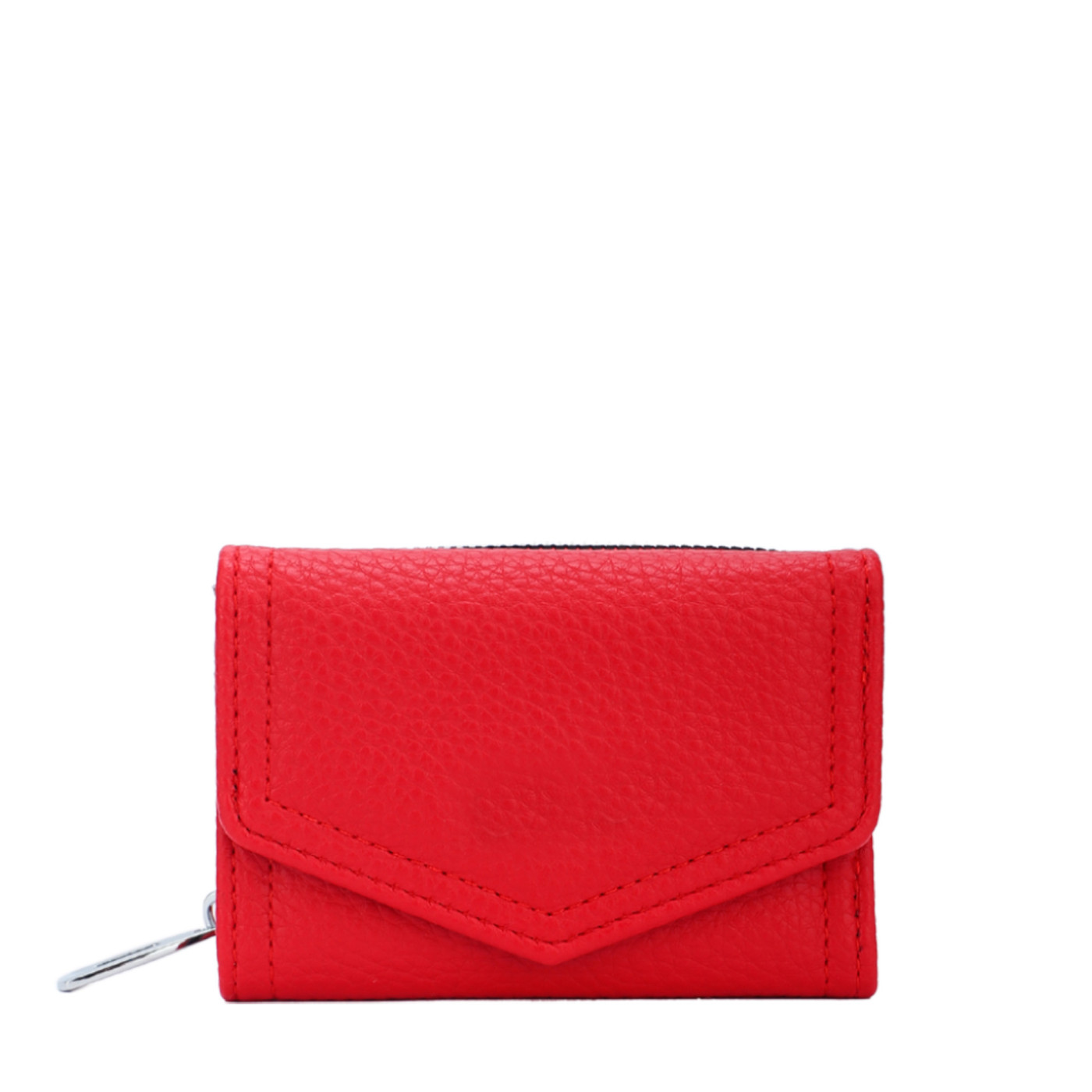 Portefeuille femme effet croco