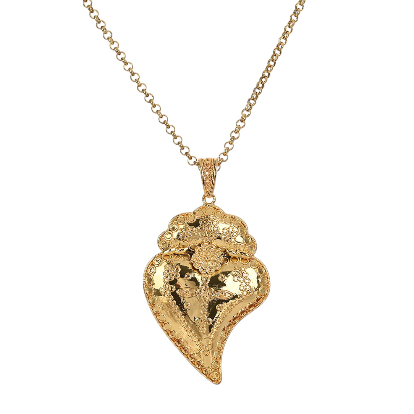 Collar Encantos con corazón