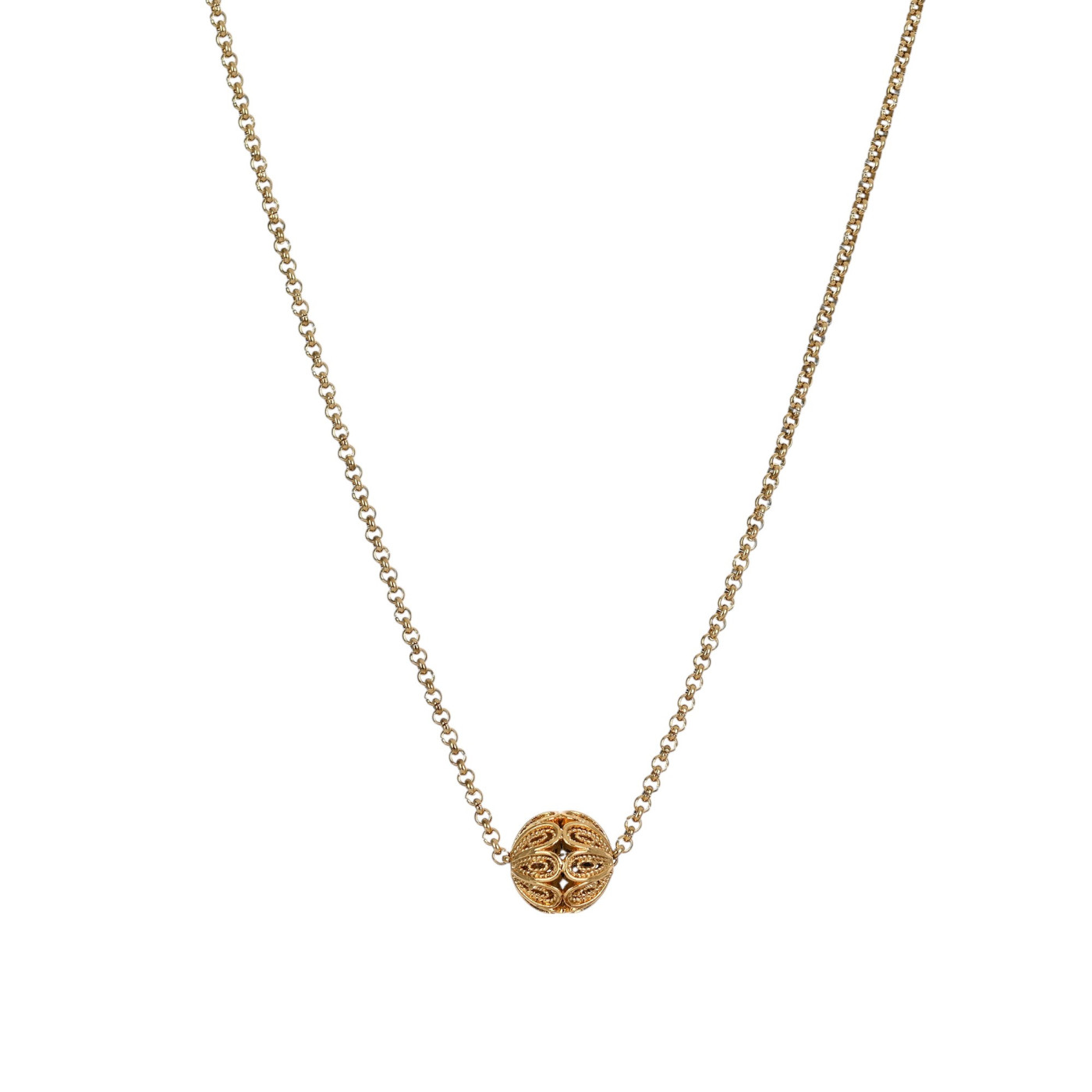 Collier avec des sphère de viana semi précieuse GB