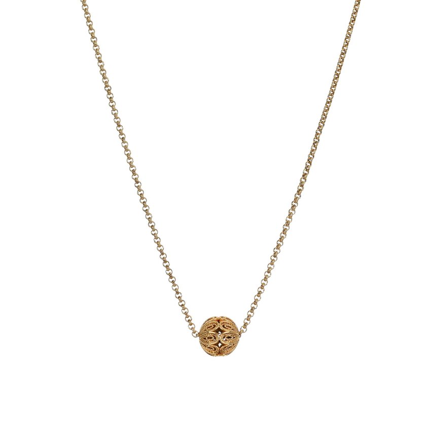 Collana con sfere de viana semi preziose GB