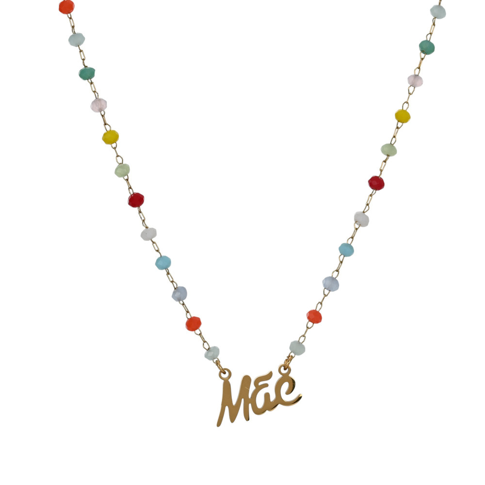 Collana in acciaio parola mãe GB