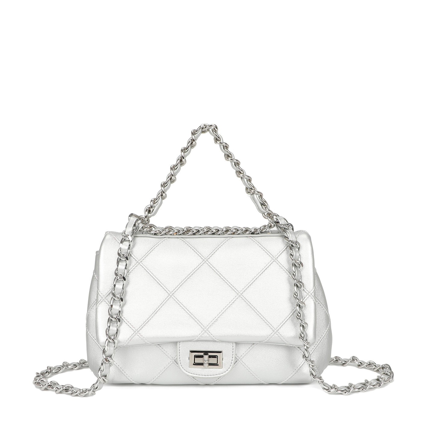 Borsa a tracolla stile puff
