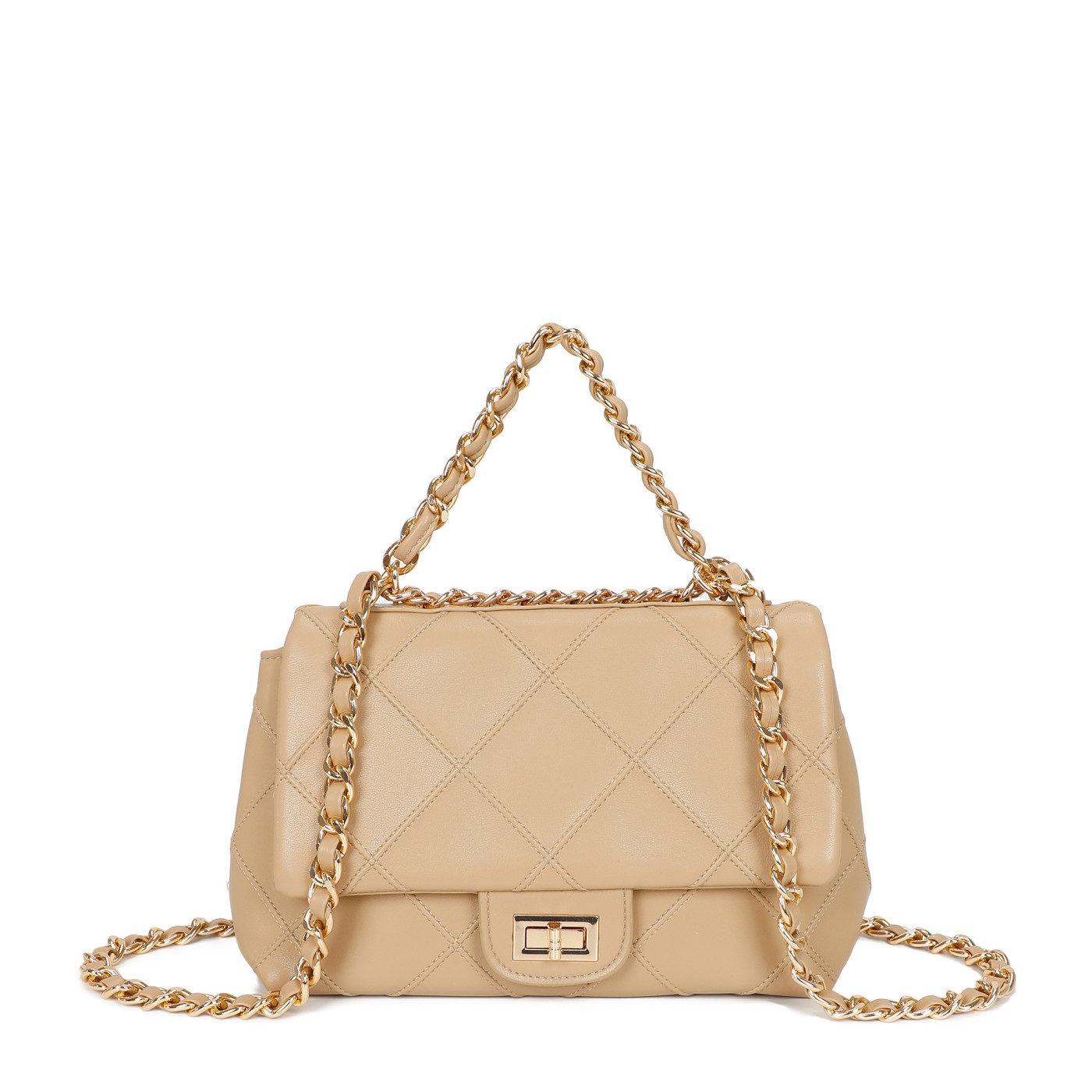 Borsa a tracolla stile puff