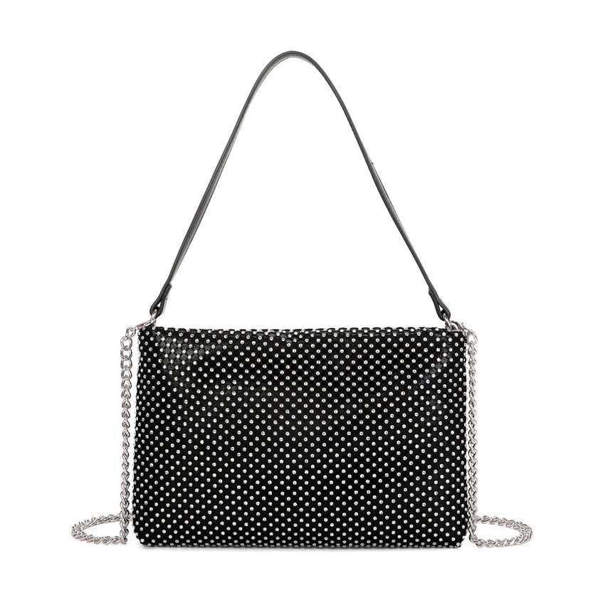 Borsa a spalla con brillanti