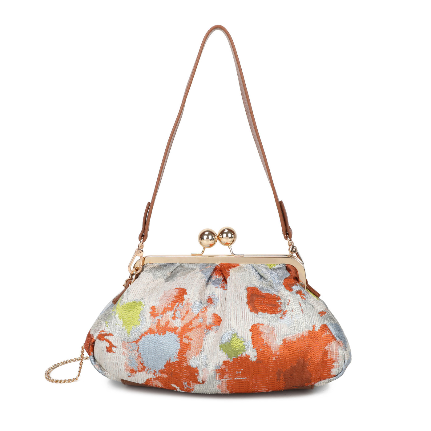 Bolso de hombro con estampado