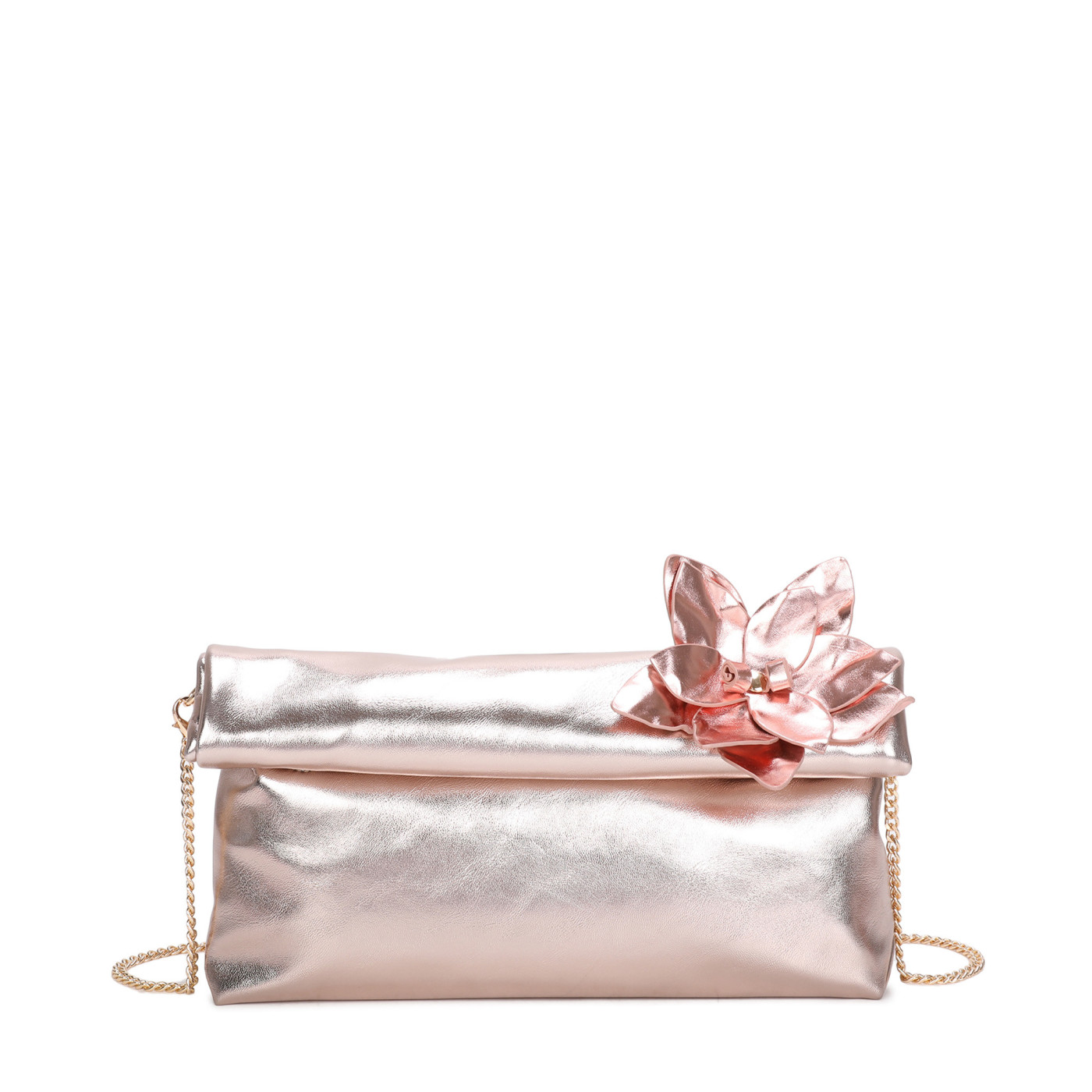 Sac bandoulière avec tissu brillant