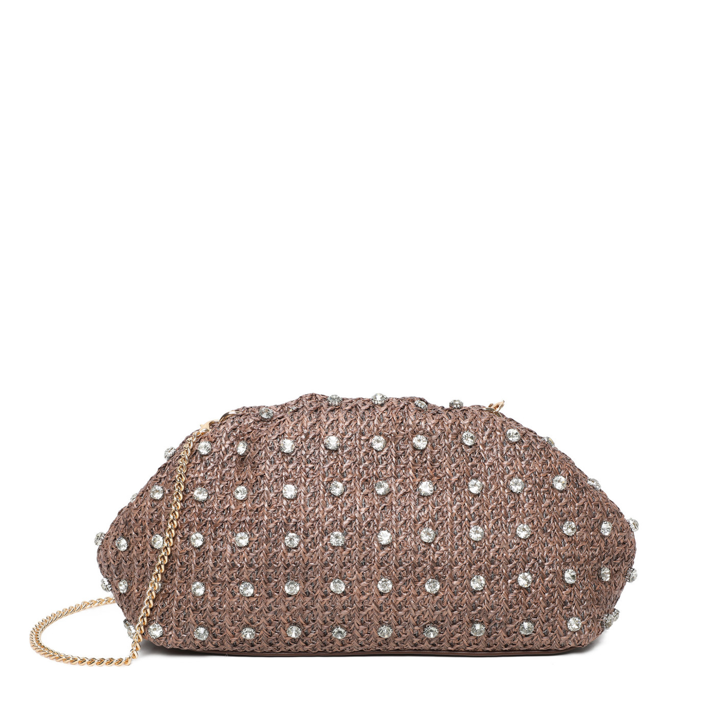 Borsa a tracolla con brillanti