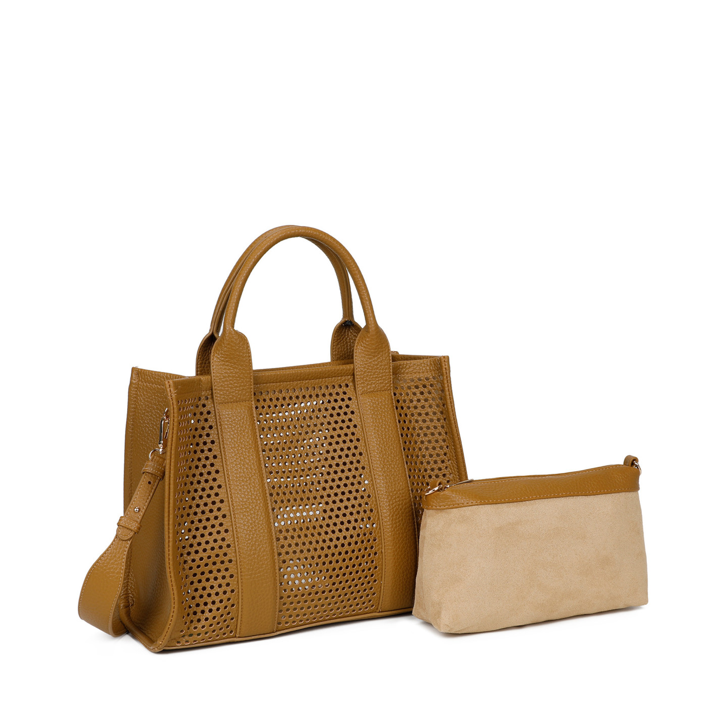 Shopper bag with small holes