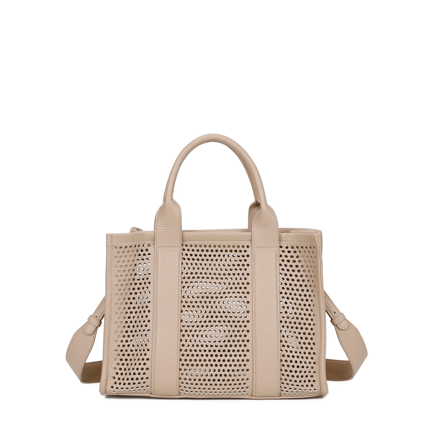 Shopper bag with small holes