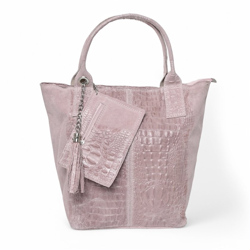 Mala Shopper em pele