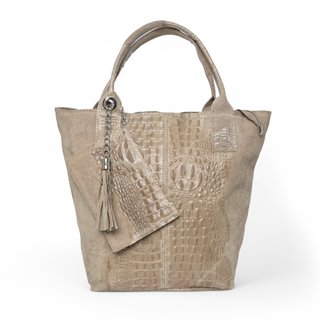 Mala Shopper em pele