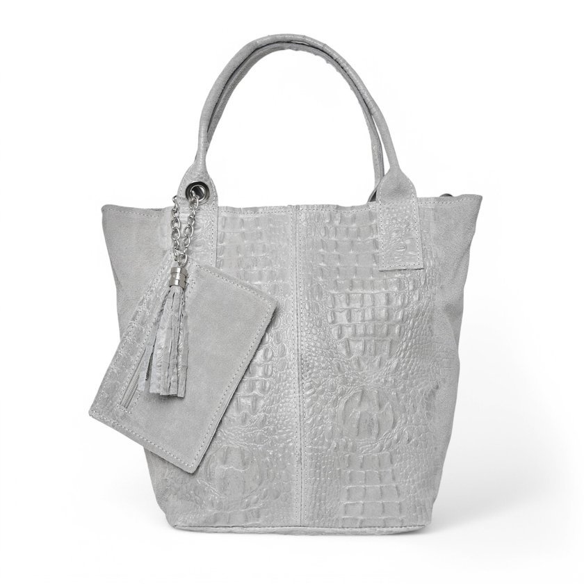Mala Shopper em pele