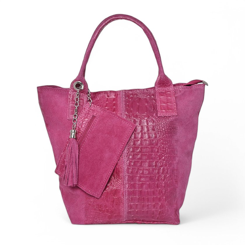 Mala Shopper em pele