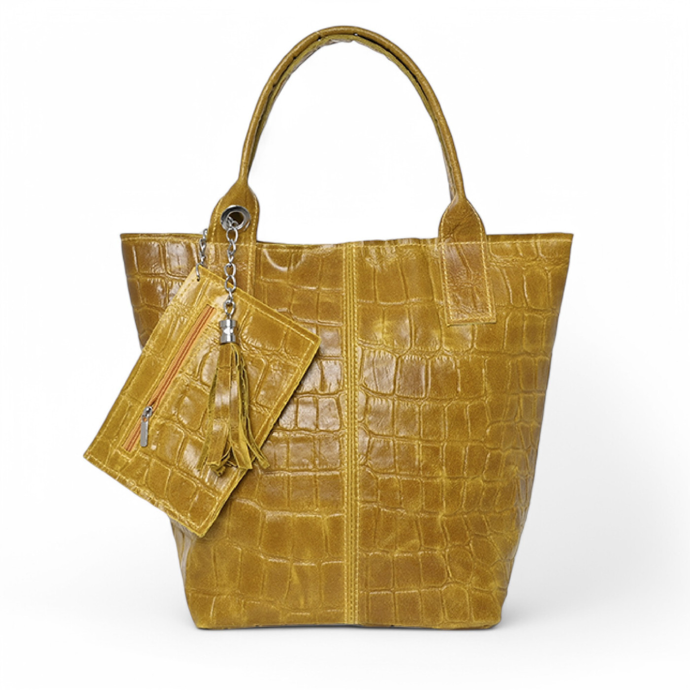 Mala Shopper em pele