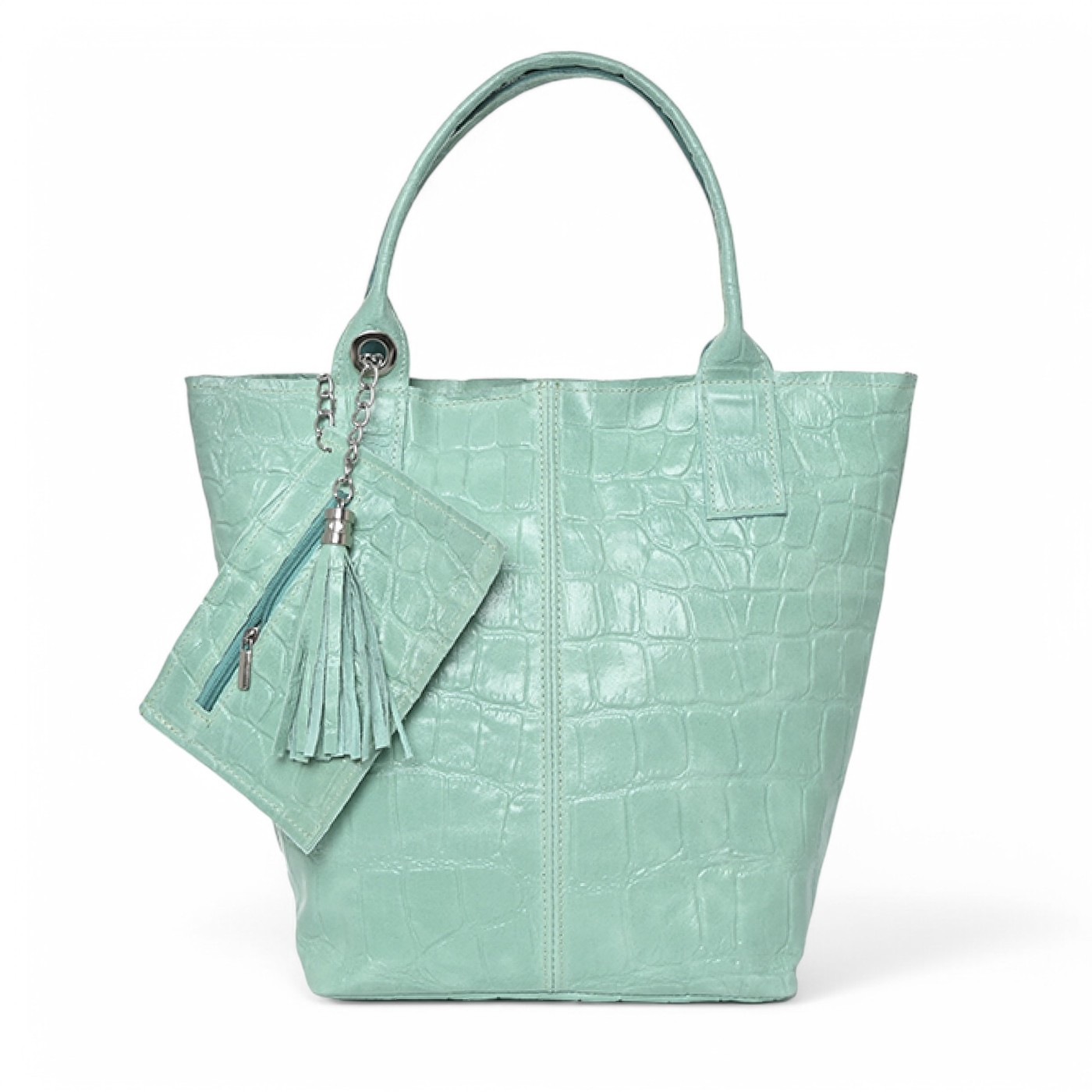 Mala Shopper em pele