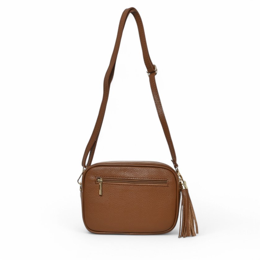 Leather crossbody bag