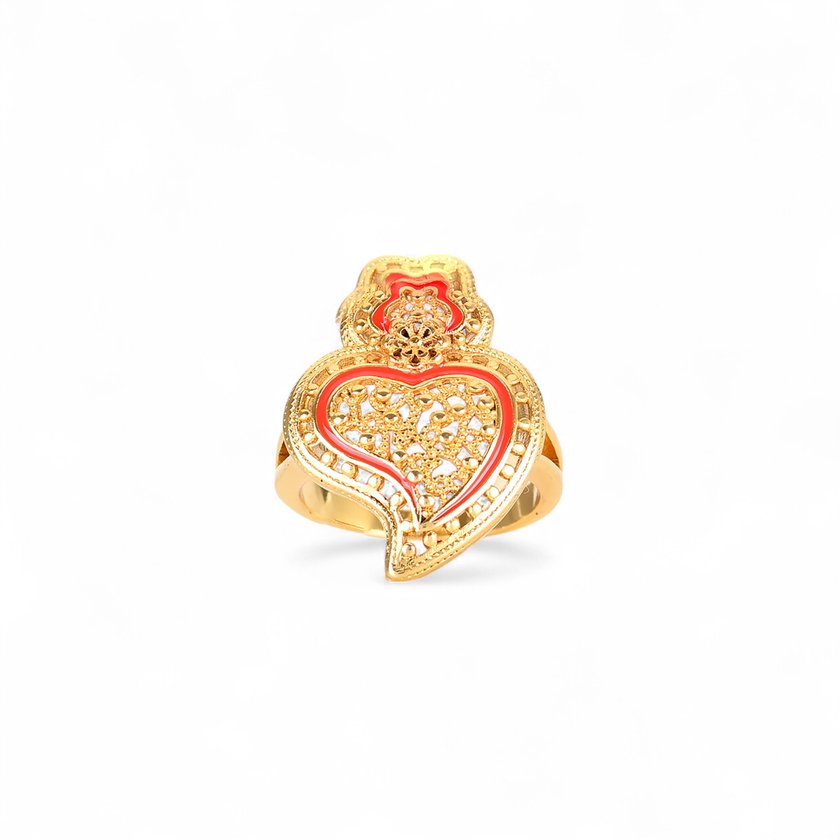 Coração de viana semi precious ring GB