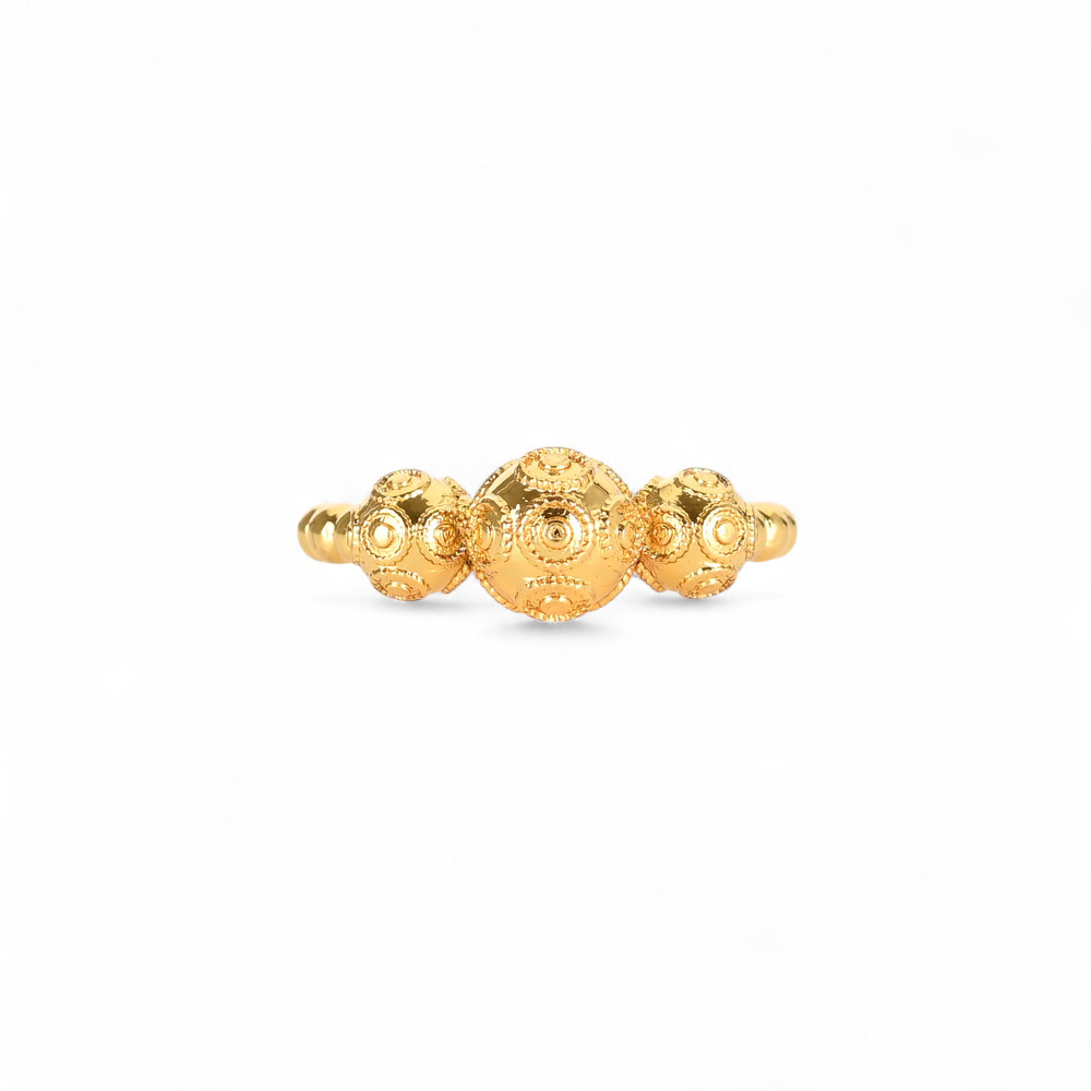 Anillo semi joya bolas de viana GB