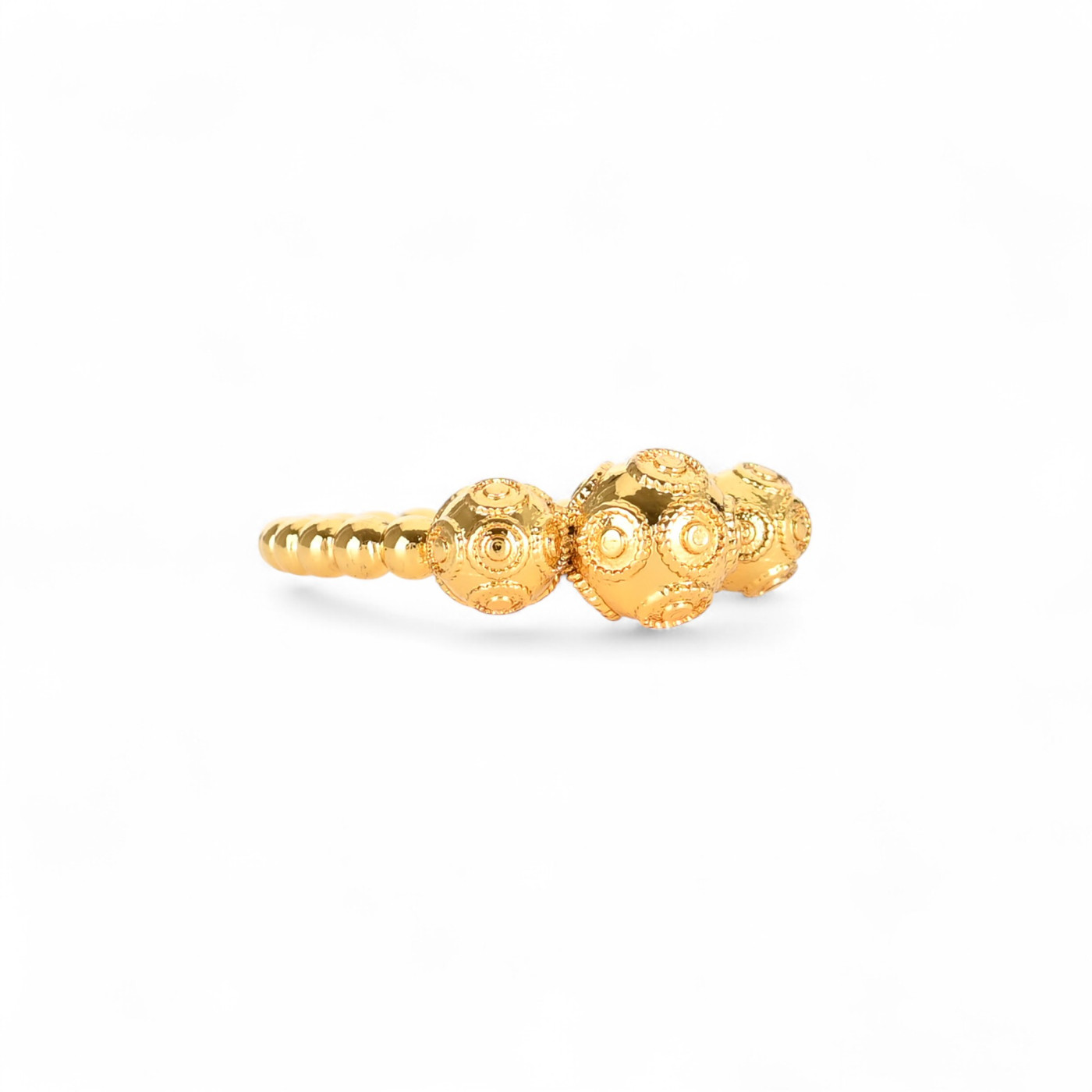 Anillo semi joya bolas de viana GB