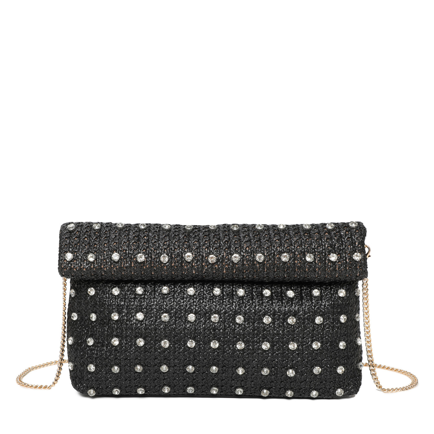 Bolso bandolera con brillantes