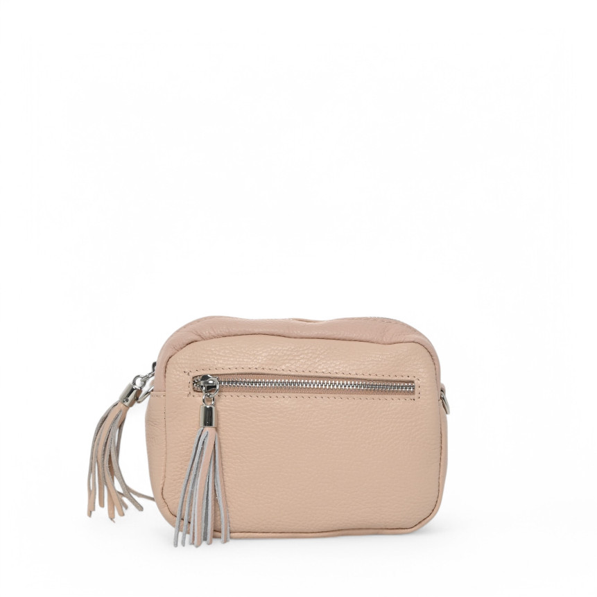 Bolso bandolera de piel