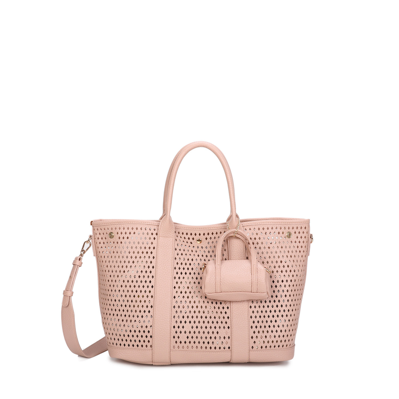 Shopper bag with small holes
