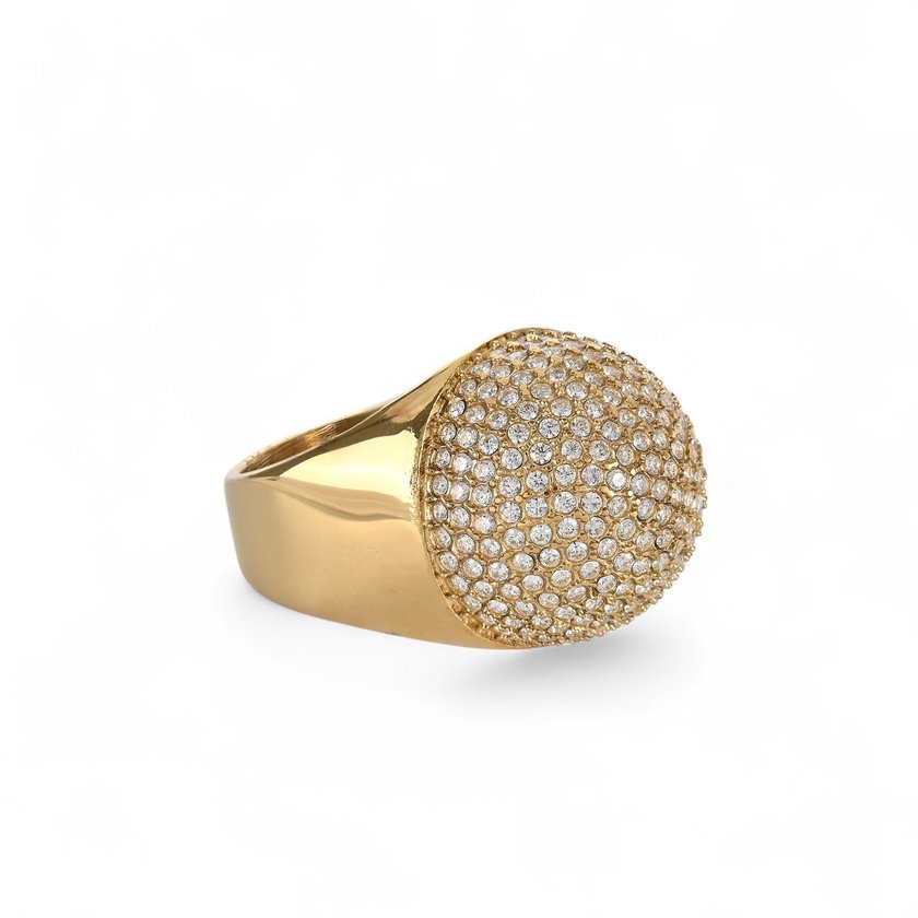 Anel Delicate com zircônias