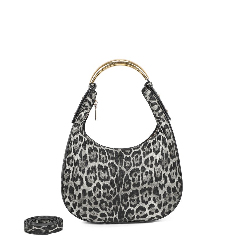 Sac à épaule avec motif tigresse