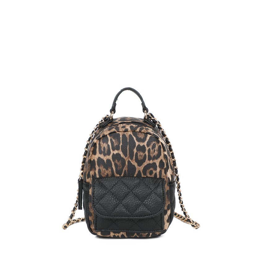 Women's backpack with pattern