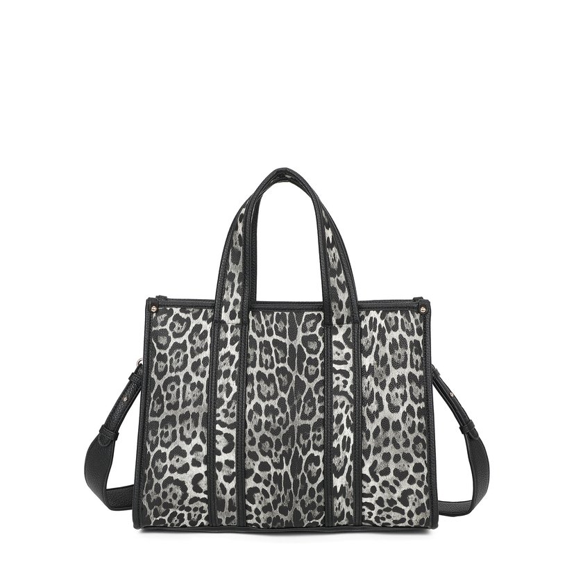 Mala Shopper com padrão animal