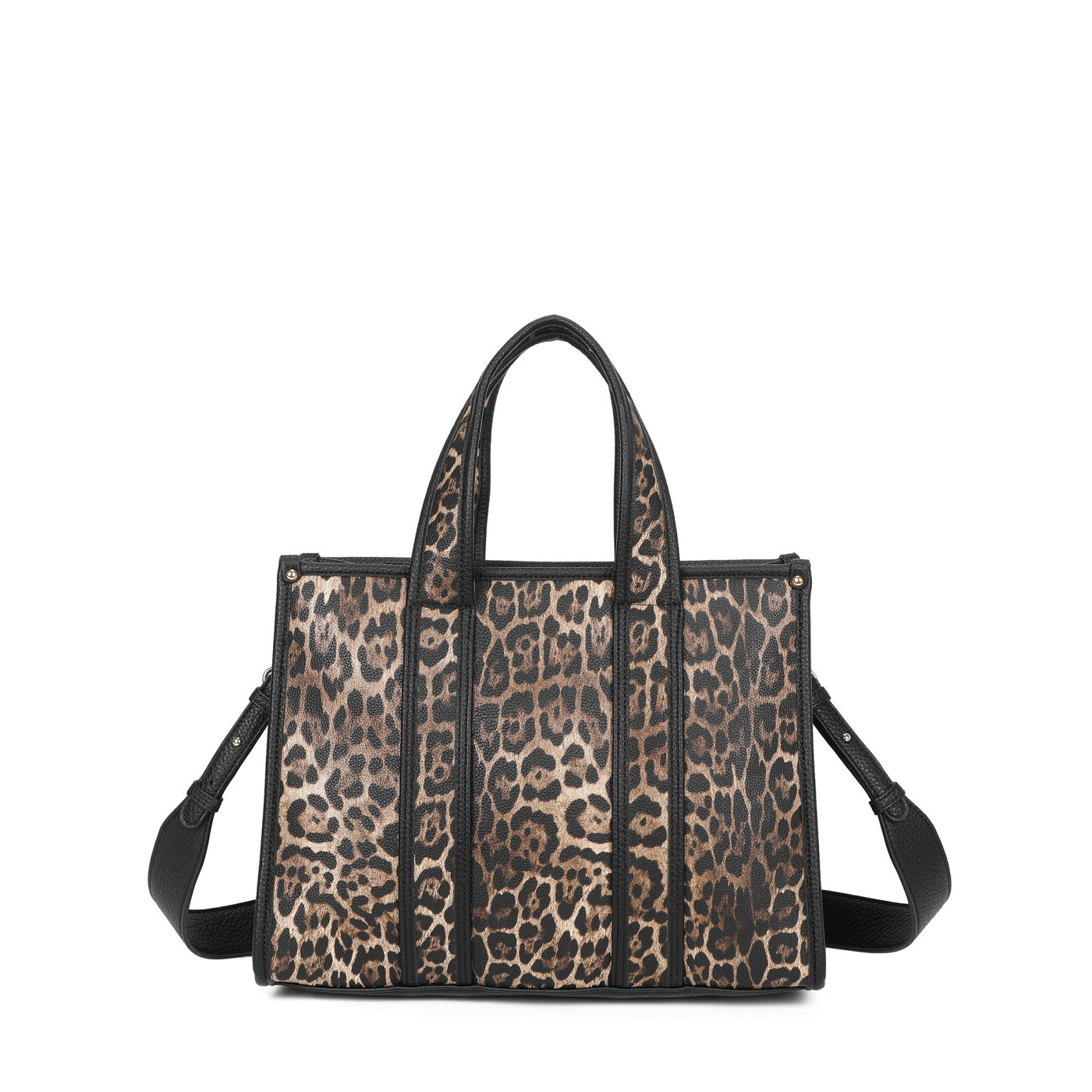 Bolso Shopper con estampado animal