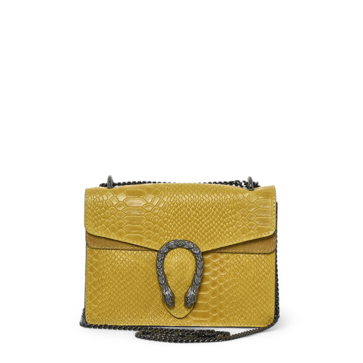 Leather shoulder bag
