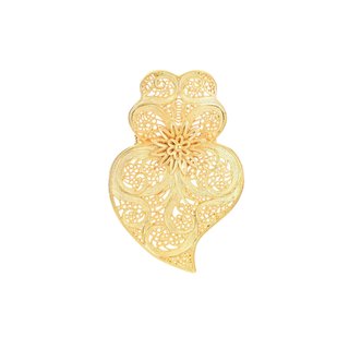 Viana Heart Charm Pin