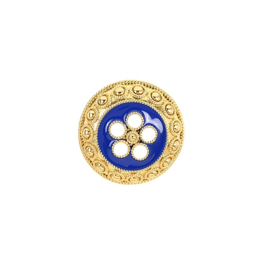 Alfinete semi joia flor tradicional GB