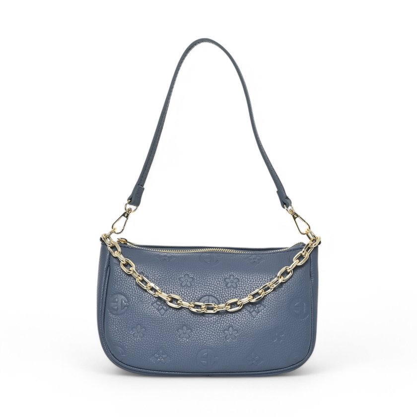 Bolso de hombro de piel